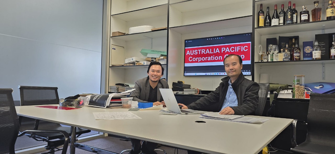 Australia Pacific Corporation Group Pty Ltd continue to expand business and has completed the set up of new bussiness office at 34 Edgewater, Maribynong, VIC 3032.