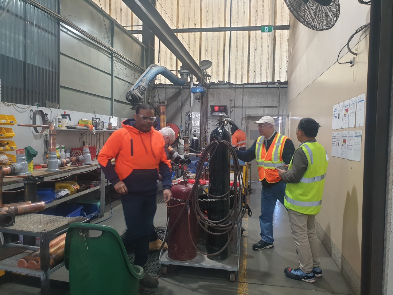 Customer visit Melbourne factory for quality inspection and FAT